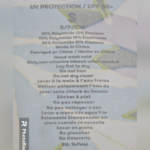 Hang Ten womens size S NWT! UPF 50+, rash guard, quick dry, long sleeve. - Picture 6 of 9